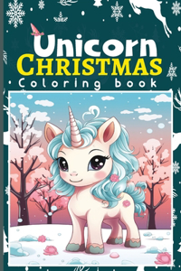 Unicorn Christmas Coloring Book for Kids Coloring Book for Toddlers Christmas