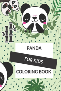 Panda for Kids Coloring Book