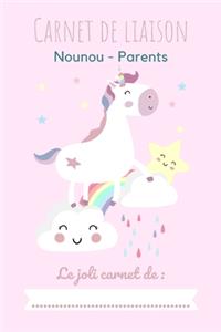 CARNET NOUNOU - Licorne