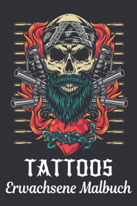 Tattoos Erwachsene Malbuch