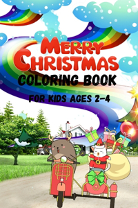 Christmas Coloring Book for Kids Ages 2-4