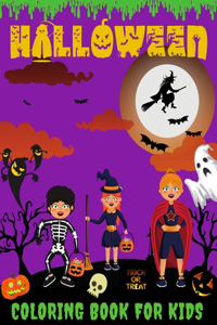Halloween Coloring Book For Kids
