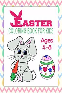 Easter Coloring Book For Kids Ages 4-8