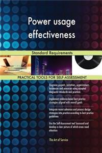 Power usage effectiveness Standard Requirements