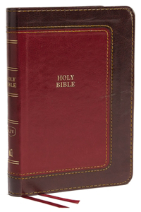 KJV, Thinline Bible, Compact, Imitation Leather, Burgundy, Red Letter Edition