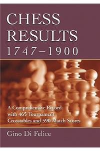 Chess Results, 1747-1900