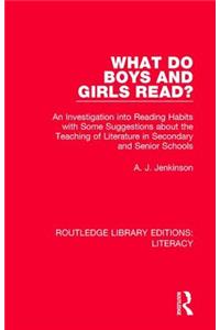 What do Boys and Girls Read?