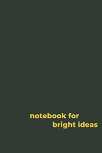 Notebook for Ideas
