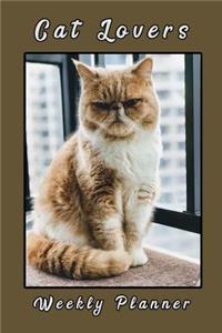 Cat Lovers Weekly Planner