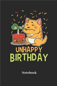 Unhappy Birthday Notebook