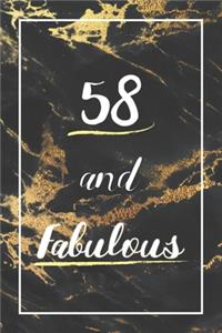 58 And Fabulous