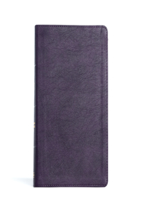 CSB Giant Print Reference Bible, Plum Leathertouch