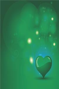 Notebook Luminous Heart blue-green Edition