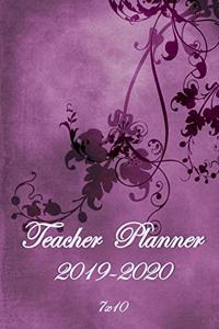 Teacher Planner 2019 - 2020 - 7 X 10