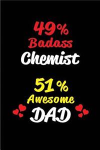 49% Badass Chemist 51% Awesome Dad