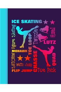 Colorful Ice Skating Design