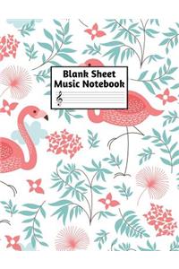 Blank Sheet Music Notebook