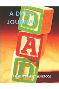 A Dad's Journal Keepsake & Memory Book