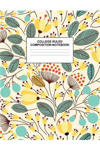 College Ruled Composition Notebook
