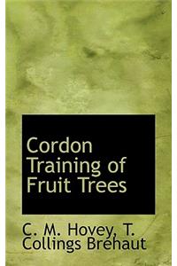 Cordon Training of Fruit Trees