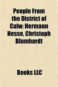 People from the District of Calw
