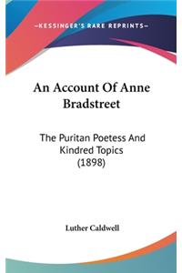 An Account of Anne Bradstreet