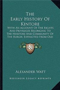 Early History Of Kintore