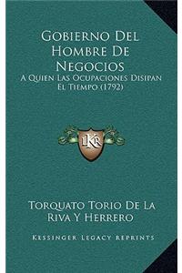 Gobierno Del Hombre De Negocios
