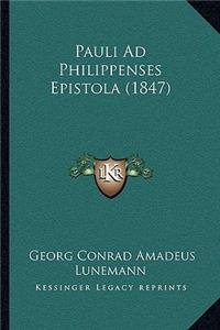 Pauli Ad Philippenses Epistola (1847)