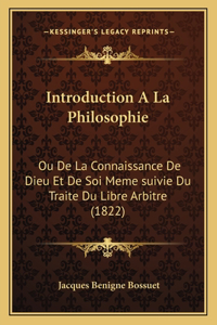 Introduction A La Philosophie