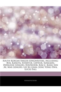 Articles on South Korean Singer-Songwriters, Including