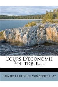 Cours D'Economie Politique......