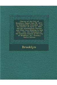 Charter of the City of Brooklyn