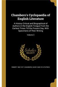 Chambers's Cyclopaedia of English Literature