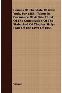 Census of the State of New York, for 1855