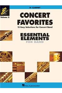Concert Favorites Vol. 2 - Clarinet