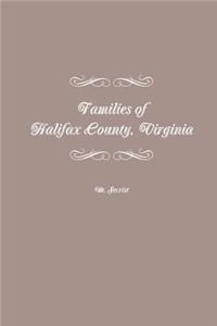 Families of Halifax County, Virginia