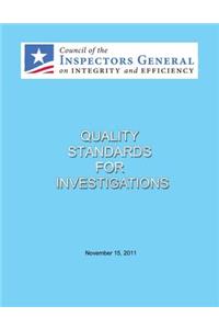 Quality Standards for Investigations