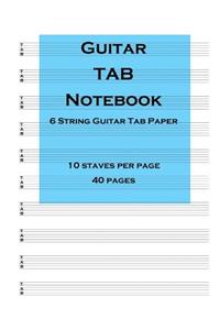 Guitar Tab Notebook