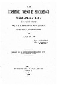 Het Eenstemmig Fransch en Nederlandsch Wereldlijk Lied in de Belgische