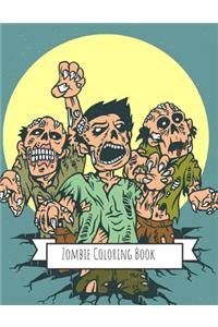 Zombie Coloring Book