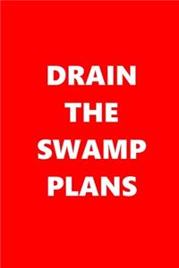 2020 Weekly Planner Drain The Swamp Plans Text Red White 134 Pages