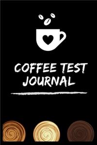 Coffee Test Journal