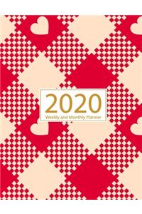 2020 Academic Planner Weekly And Monthly