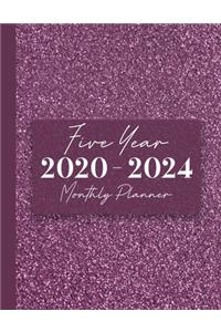 2020-2024 Five Year Monthly Planner