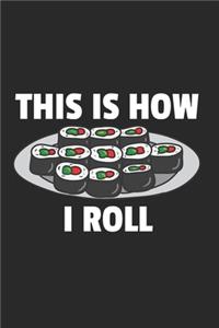 Sushi Notizbuch