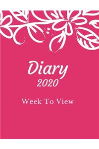 Diary 2020 Week To View