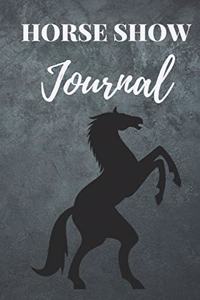 Horse Show Journal