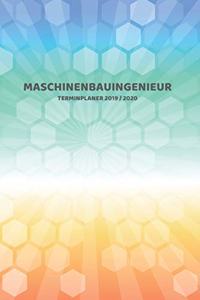 Maschinenbauingenieur Terminplaner 2019 2020