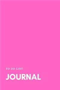 To Do List Journal